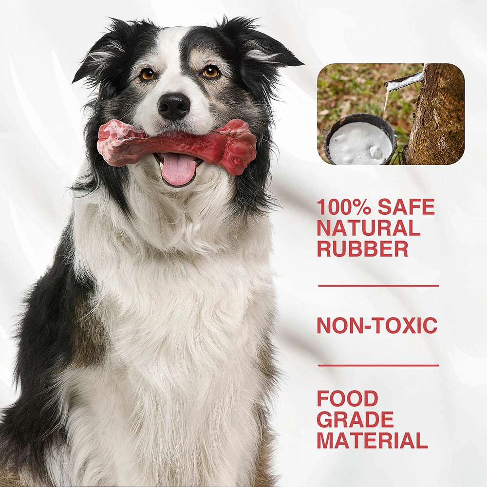 Indestructible Bone-Shaped Dog Toy – Nylon Chew Toy for Large Aggressive Chewers