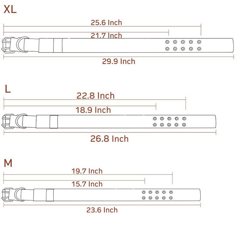 Military Tactical Dog Collar – Large 2" Nylon Collar with Metal Buckle