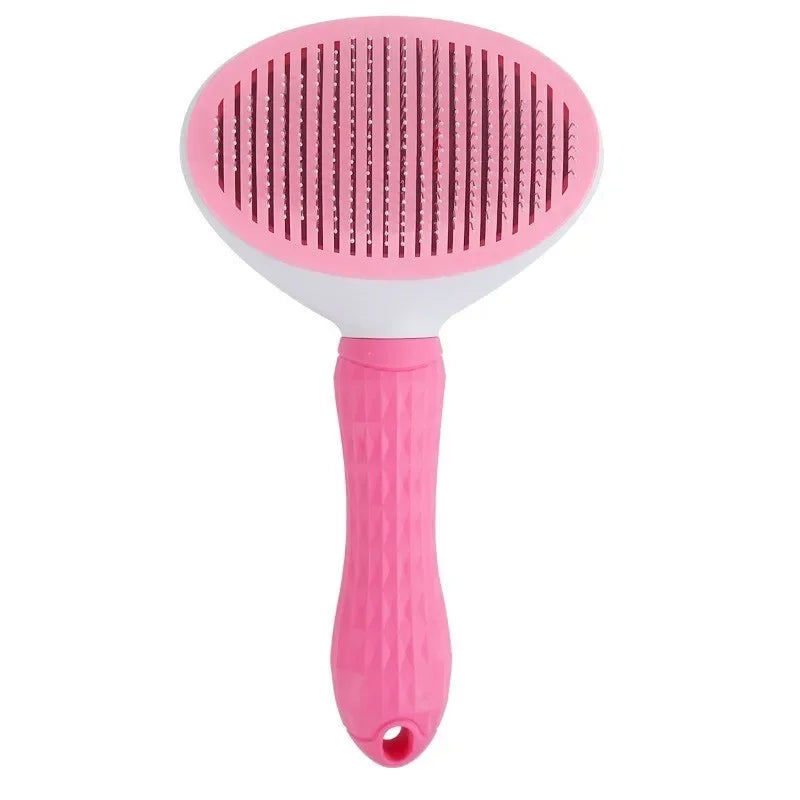 Pet Hair Remover Brush – Self-Cleaning Dematting Comb