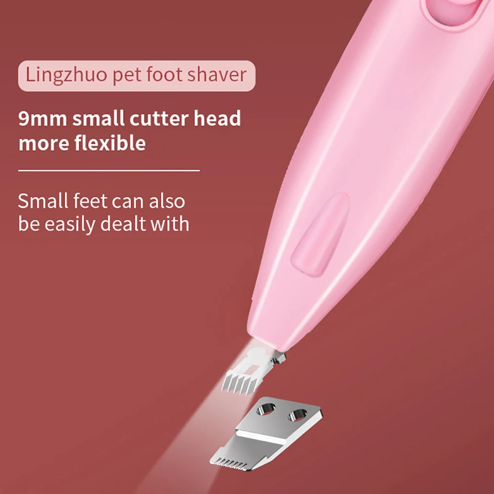 Professional Pet Hair Trimmer – Electric Dog & Cat Grooming Cutter for Paws, Ears & Bottom