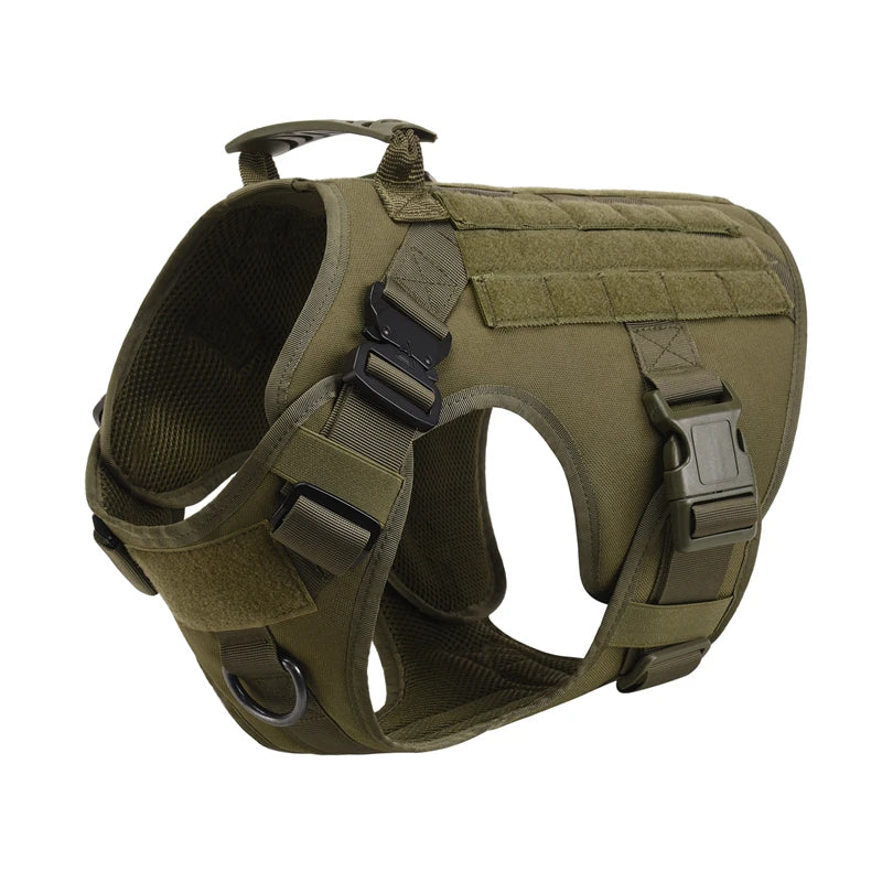 Tactical Military Dog Harness and Leash Set for All Breeds Dogs