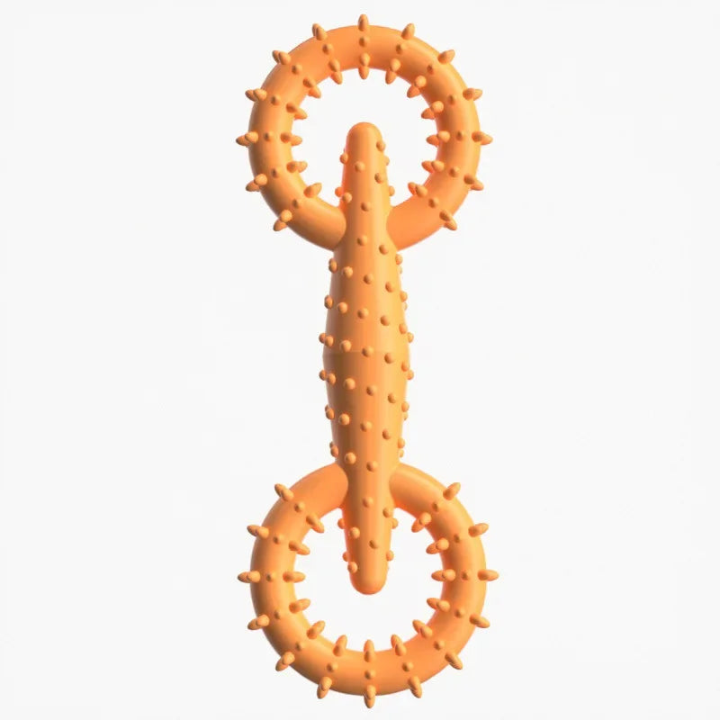 Indestructible Dog Pull Ring – Interactive Chew Toy for Puppies & Teeth Cleaning