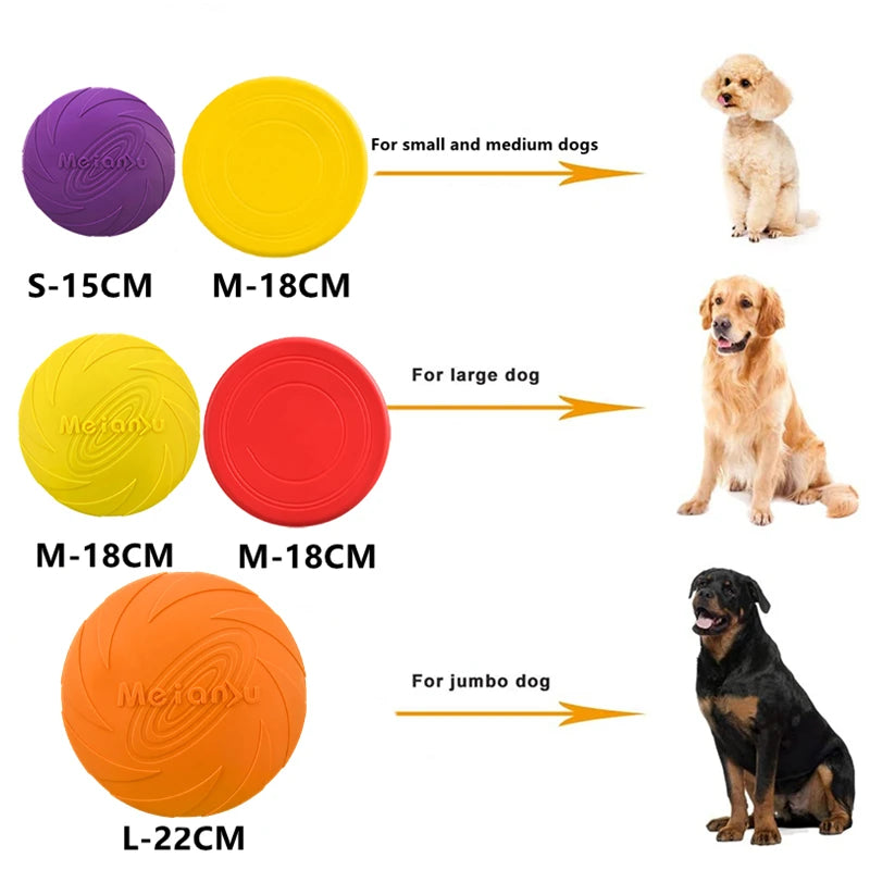 Multifunction Dog Flying Disc – Bite-Resistant Training & Interactive Toy for Pets