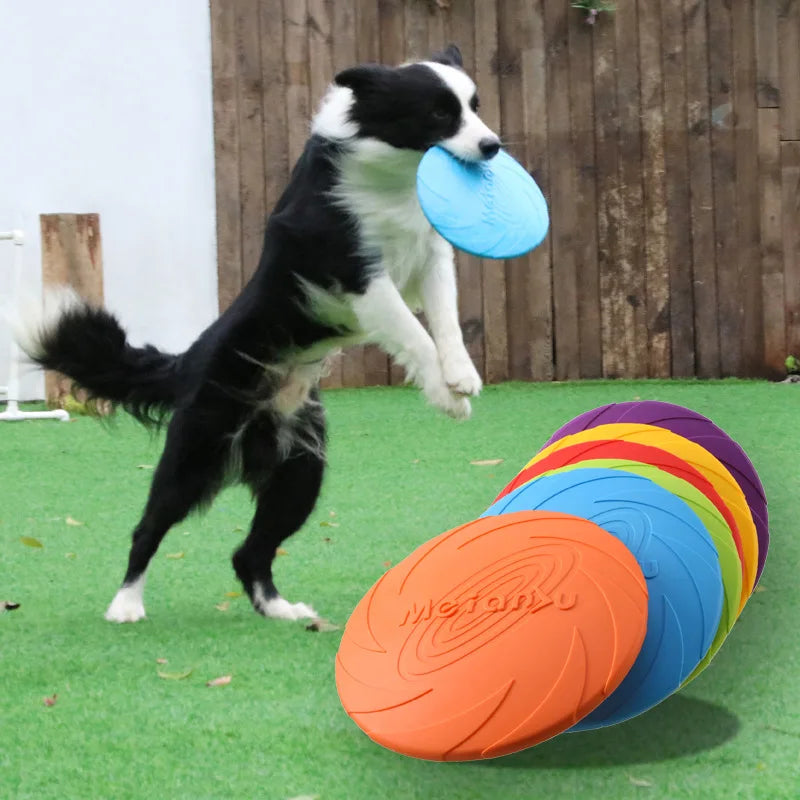 Multifunction Dog Flying Disc – Bite-Resistant Training & Interactive Toy for Pets