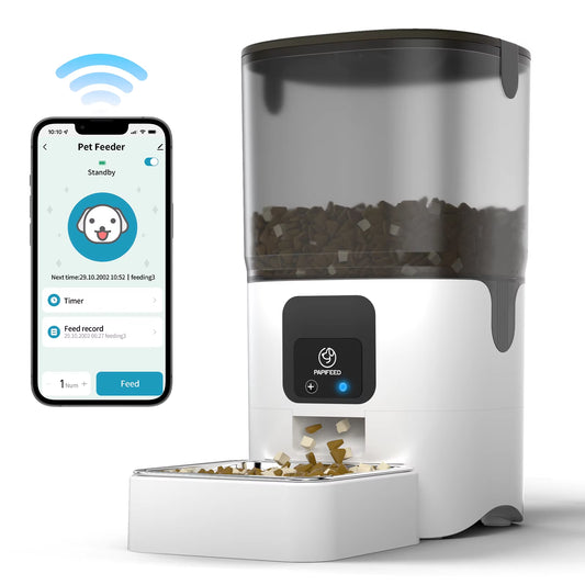 Smart Pet Feeder – WiFi Automatic Food Dispenser with Remote App Control