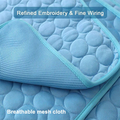 Pet Cooling Mat – Summer Pad for Dogs and Cats, Washable & Breathable Bed