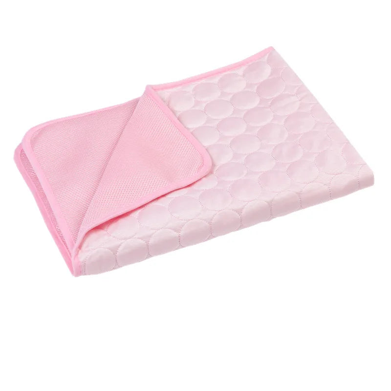 Pet Cooling Mat – Summer Pad for Dogs and Cats, Washable & Breathable Bed