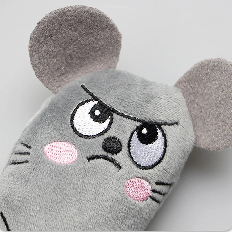 Catnip Mouse Toy – Funny Interactive Plush Chew Toy for Kittens & Cats