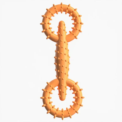 Indestructible Dog Pull Ring – Interactive Chew Toy for Puppies & Teeth Cleaning