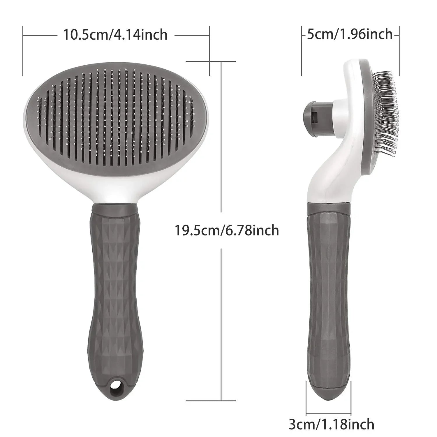 Pet Hair Remover Brush – Self-Cleaning Dematting Comb