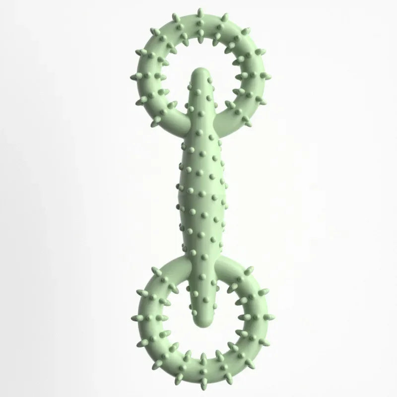 Indestructible Dog Pull Ring – Interactive Chew Toy for Puppies & Teeth Cleaning