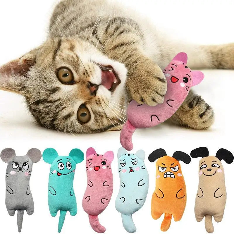 Catnip Mouse Toy – Funny Interactive Plush Chew Toy for Kittens & Cats