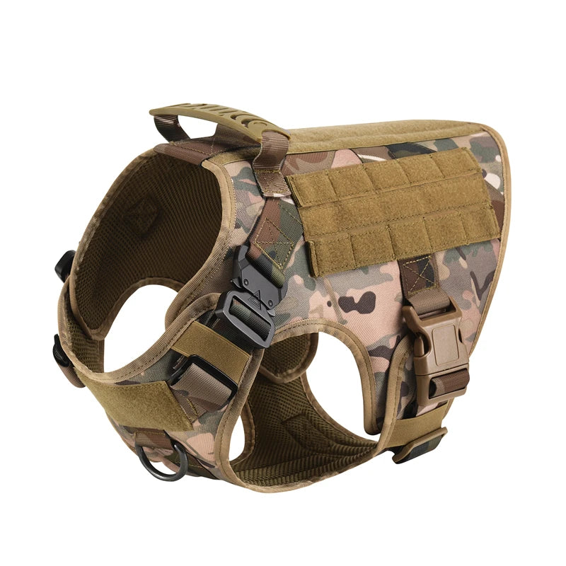 Tactical Military Dog Harness and Leash Set for All Breeds Dogs