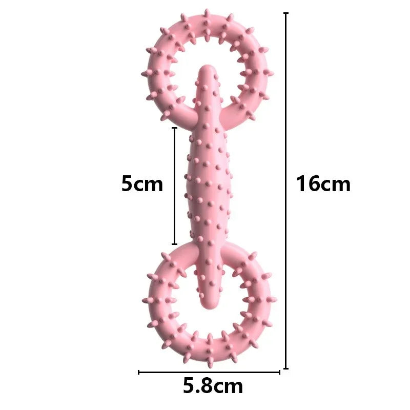 Indestructible Dog Pull Ring – Interactive Chew Toy for Puppies & Teeth Cleaning