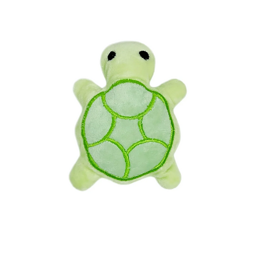 Mini Squeaky Turtle Dog Toy – Soft Plush Teething Toy for Puppies