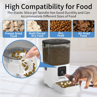 Smart Pet Feeder – WiFi Automatic Food Dispenser with Remote App Control